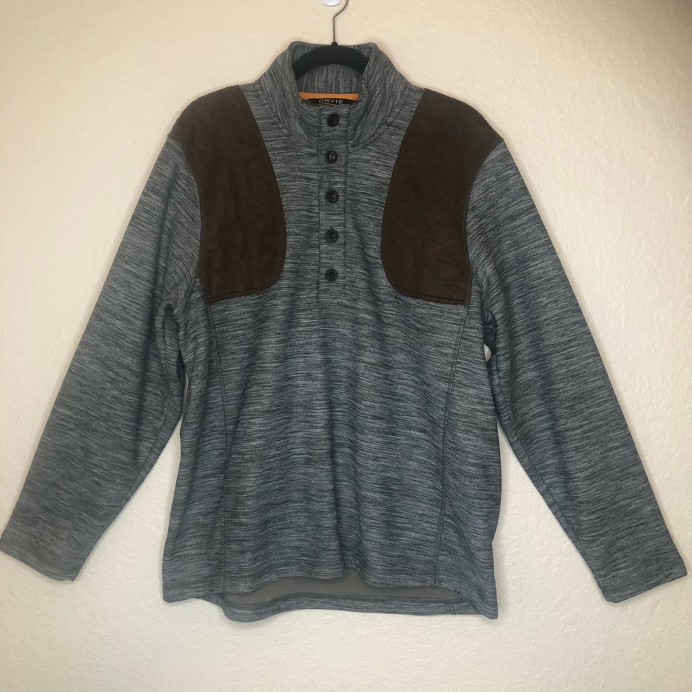 Orvis Sharp tail Quarter-Button Fleece Pullover
